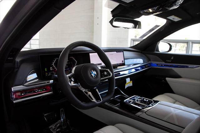 new 2025 BMW 740 car, priced at $111,900