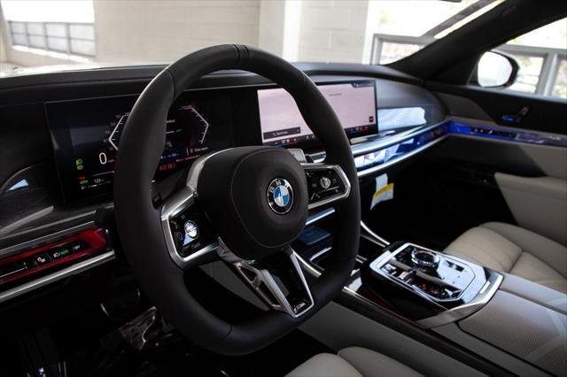 new 2025 BMW 740 car, priced at $111,900