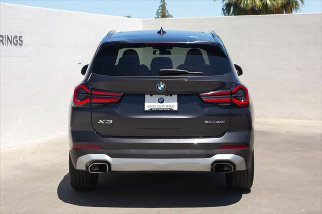 used 2022 BMW X3 car, priced at $36,988