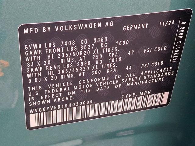 new 2025 Volkswagen ID. Buzz car, priced at $66,380