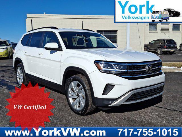 used 2021 Volkswagen Atlas car, priced at $24,492