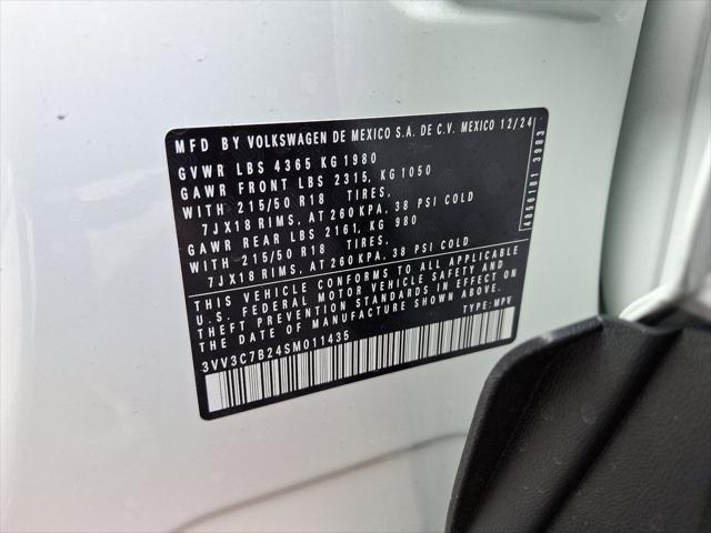 new 2025 Volkswagen Taos car, priced at $30,176