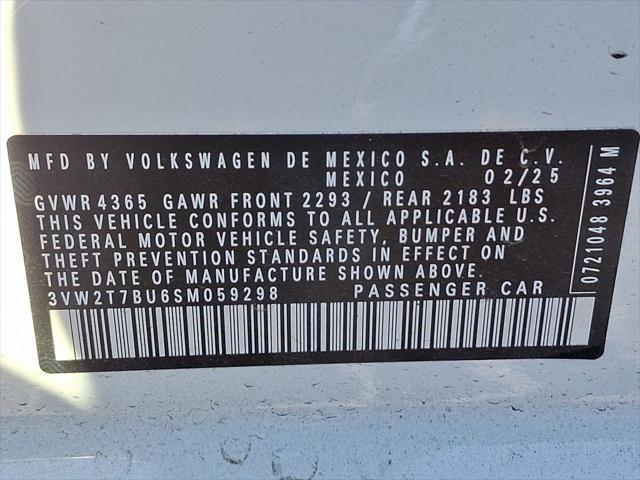 new 2025 Volkswagen Jetta GLI car, priced at $33,064