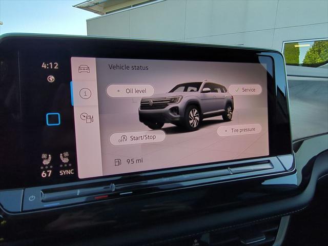 new 2025 Volkswagen Atlas car, priced at $44,298