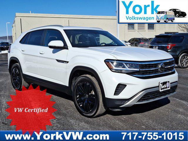 used 2022 Volkswagen Atlas Cross Sport car, priced at $29,802