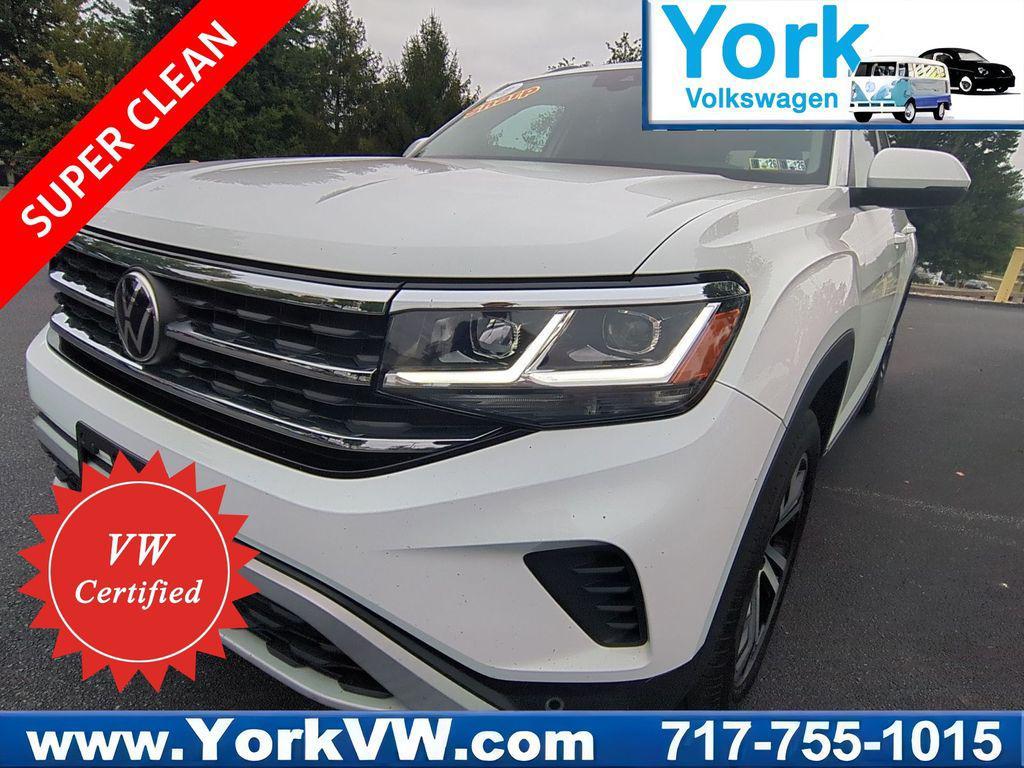 used 2022 Volkswagen Atlas car, priced at $30,592