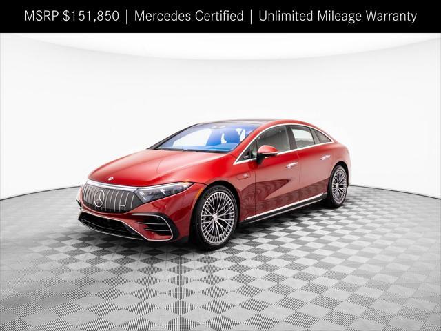 used 2022 Mercedes-Benz EQS 450+ car, priced at $68,000