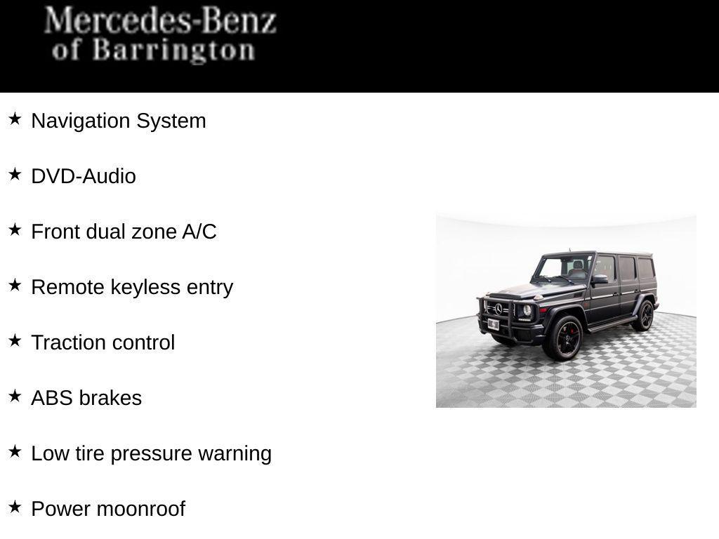 used 2016 Mercedes-Benz AMG G 63 car, priced at $67,000