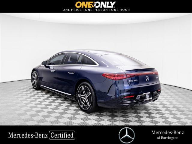 used 2023 Mercedes-Benz EQS 580 car, priced at $65,321