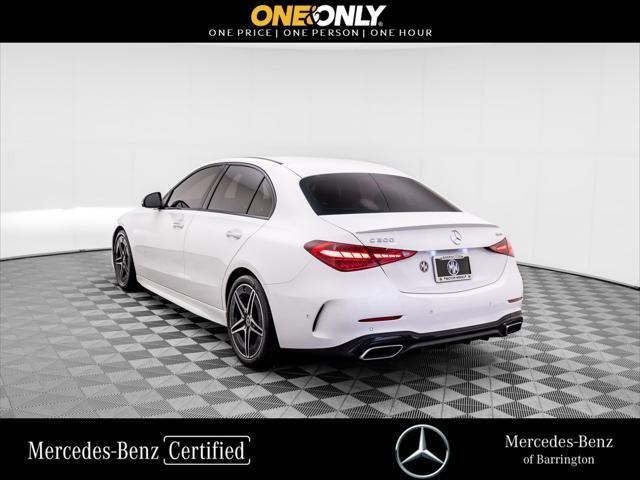 used 2022 Mercedes-Benz C-Class car, priced at $37,000