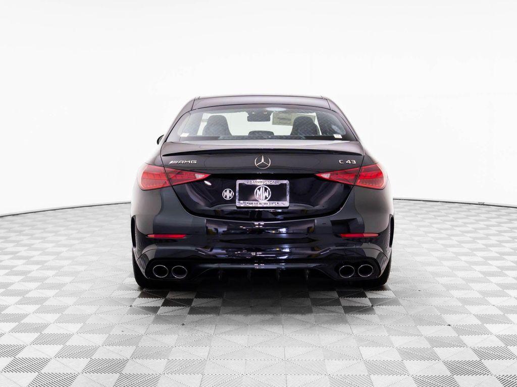 new 2025 Mercedes-Benz AMG C 43 car, priced at $68,807