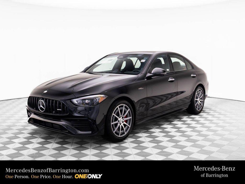 new 2025 Mercedes-Benz AMG C 43 car, priced at $68,807