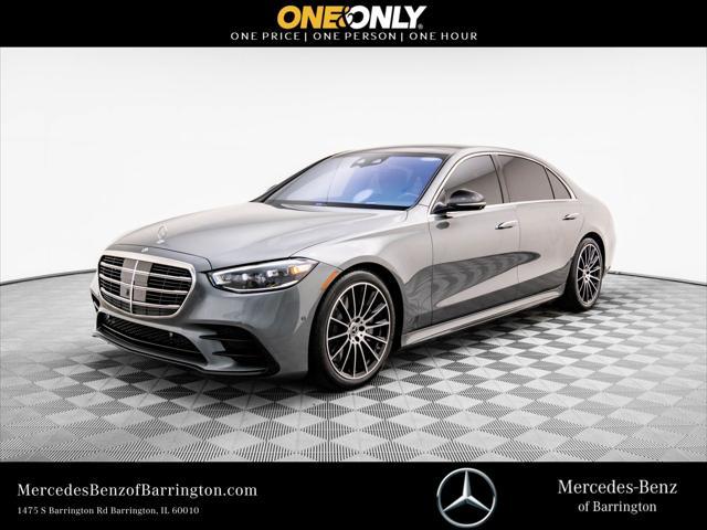 used 2021 Mercedes-Benz S-Class car, priced at $75,000