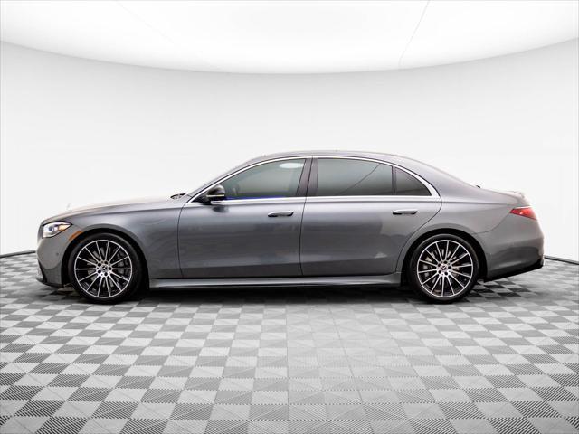 used 2021 Mercedes-Benz S-Class car, priced at $75,000