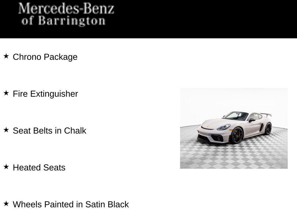 used 2023 Porsche 718 Cayman car, priced at $138,000
