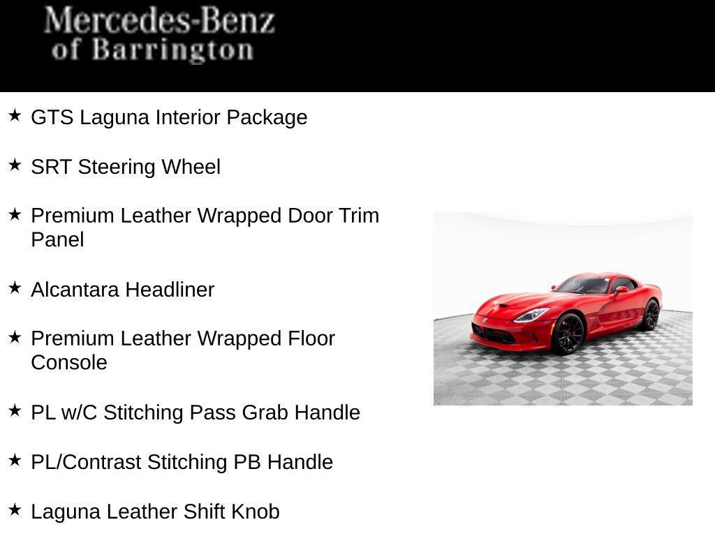 used 2013 Dodge SRT Viper car, priced at $129,000