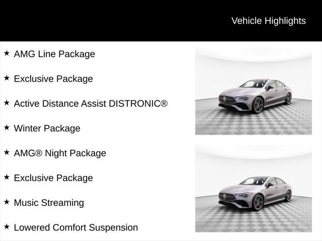 used 2025 Mercedes-Benz CLA 250 car, priced at $46,000