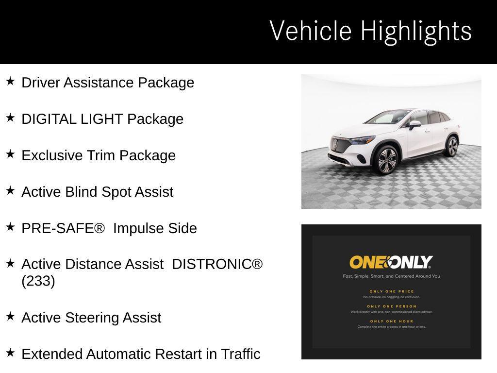 used 2024 Mercedes-Benz EQE 350 car, priced at $47,000