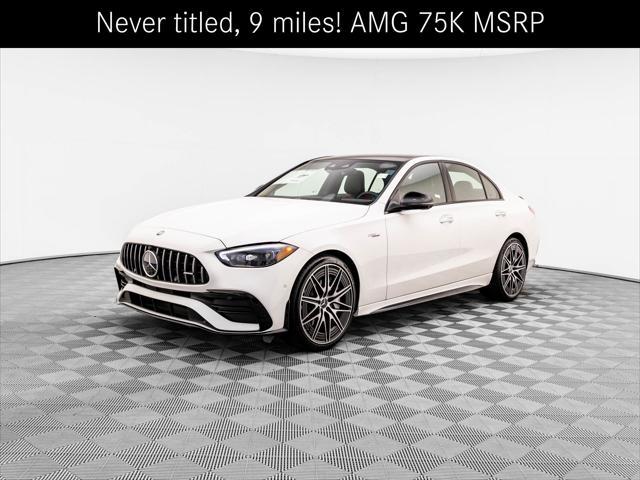 used 2024 Mercedes-Benz AMG C 43 car, priced at $63,500