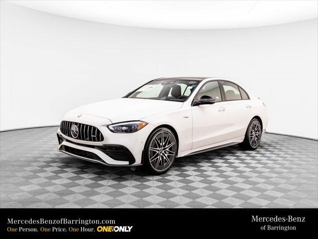 new 2024 Mercedes-Benz AMG C 43 car, priced at $75,120