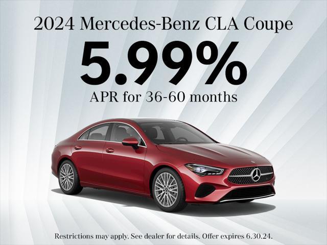 new 2024 Mercedes-Benz CLA 250 car, priced at $53,330