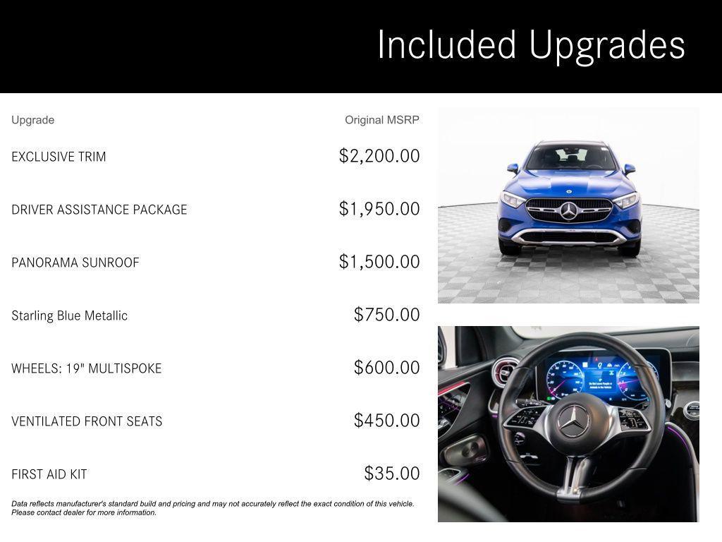 used 2025 Mercedes-Benz GLC 300 car, priced at $51,500
