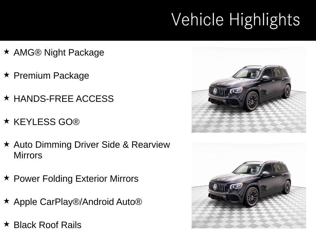 used 2021 Mercedes-Benz AMG GLB 35 car, priced at $35,600
