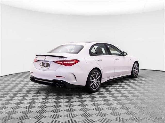 new 2024 Mercedes-Benz AMG C 43 car, priced at $77,600