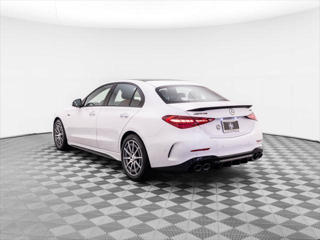 new 2024 Mercedes-Benz AMG C 43 car, priced at $77,600