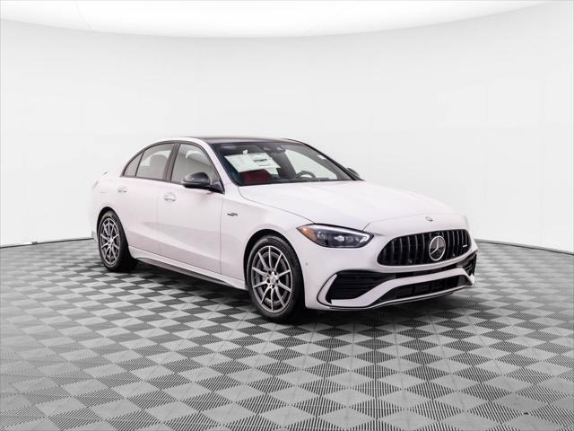 new 2024 Mercedes-Benz AMG C 43 car, priced at $77,600