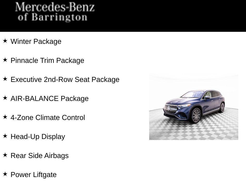 used 2023 Mercedes-Benz EQS 580 car, priced at $65,000