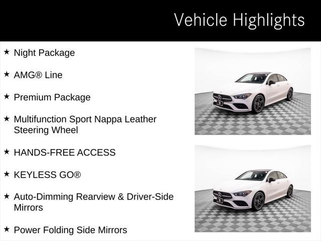 used 2023 Mercedes-Benz CLA 250 car, priced at $35,000