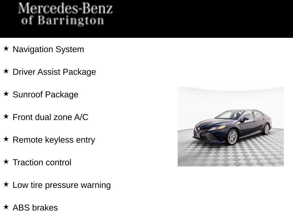 used 2019 Toyota Camry Hybrid car, priced at $18,200