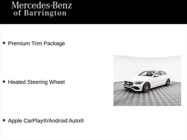 used 2023 Mercedes-Benz C-Class car, priced at $37,575