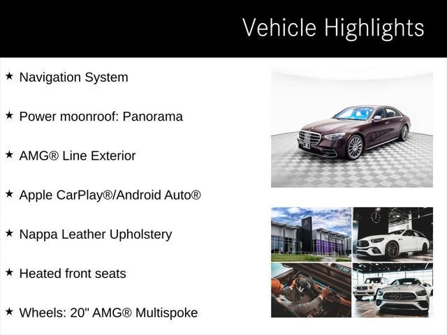 used 2024 Mercedes-Benz S-Class car, priced at $100,000