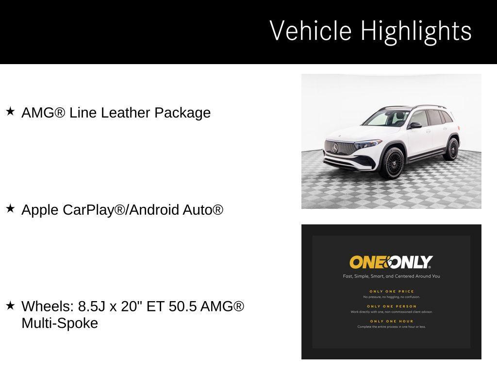 used 2024 Mercedes-Benz EQB 250 car, priced at $35,000