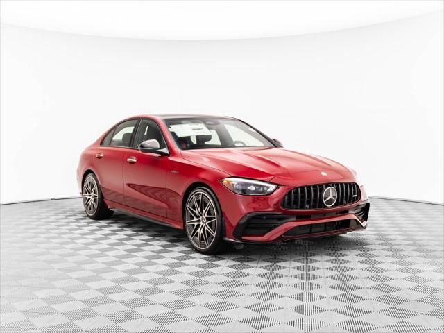 new 2024 Mercedes-Benz AMG C 43 car, priced at $74,975