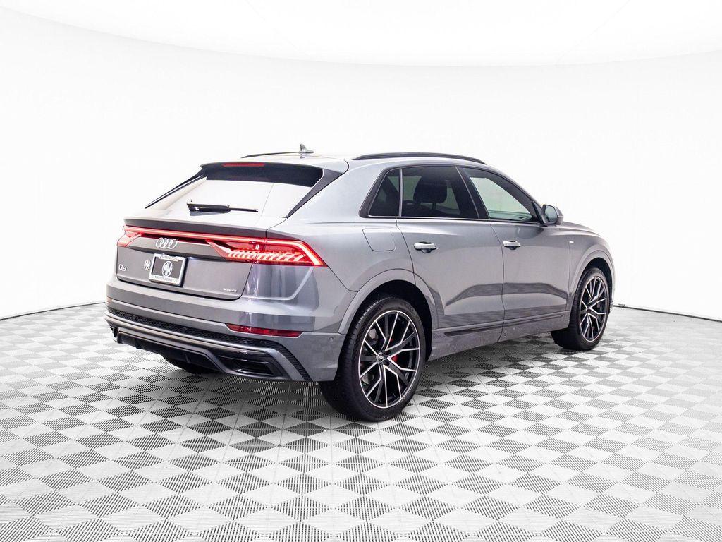 used 2021 Audi Q8 car, priced at $42,000
