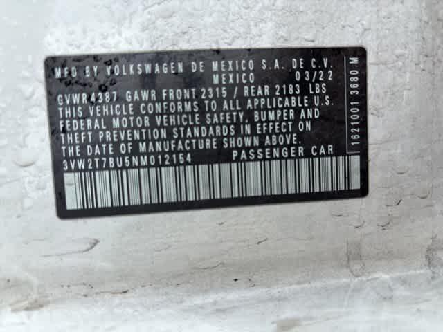 used 2022 Volkswagen Jetta GLI car, priced at $22,595