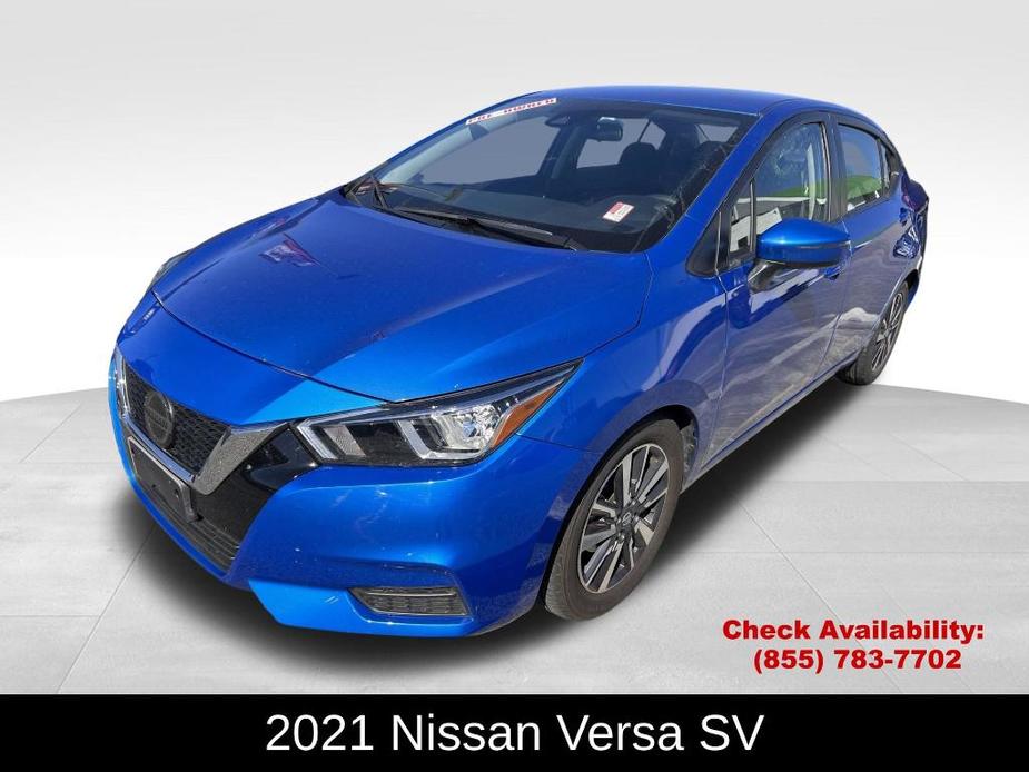 used 2021 Nissan Versa car, priced at $16,700