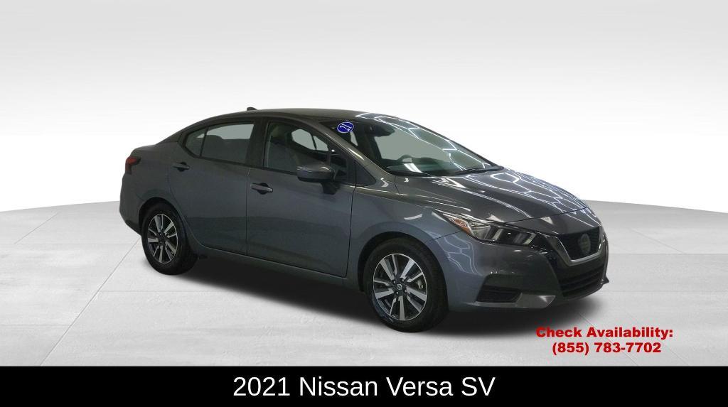 used 2021 Nissan Versa car, priced at $15,250