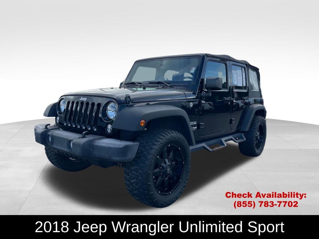 used 2018 Jeep Wrangler JK Unlimited car, priced at $23,750