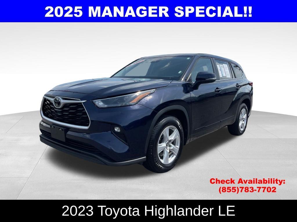used 2023 Toyota Highlander car, priced at $29,600