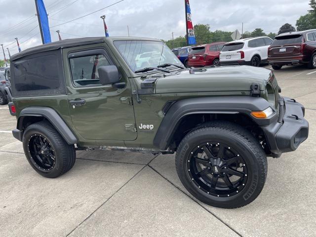 used 2021 Jeep Wrangler car, priced at $25,694