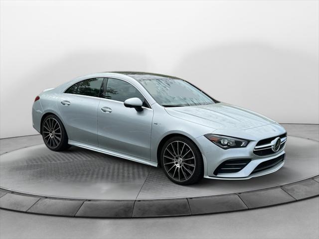 used 2021 Mercedes-Benz AMG CLA 35 car, priced at $39,979