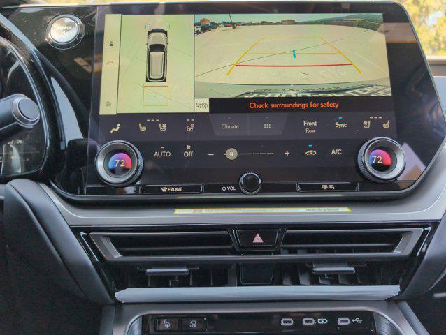 new 2025 Lexus TX 500h car, priced at $76,449