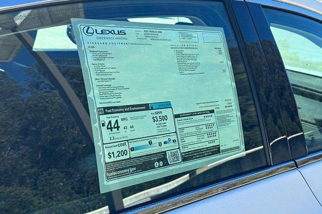 new 2025 Lexus ES 300h car, priced at $48,334