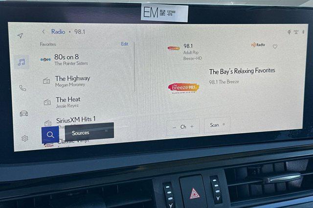 new 2025 Lexus ES 300h car, priced at $48,334