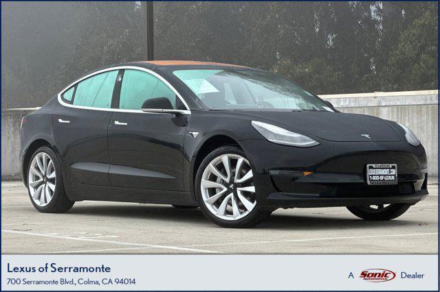 used 2018 Tesla Model 3 car, priced at $23,999