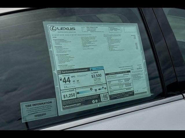 new 2024 Lexus ES 300h car, priced at $48,371